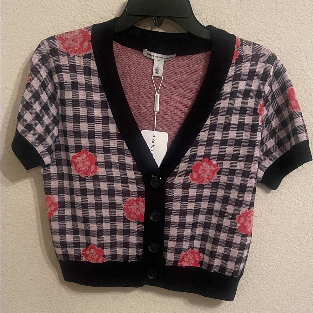 Cotton by Autumn Cashmere. 100% Cotton Cardigan . NEW with Tags